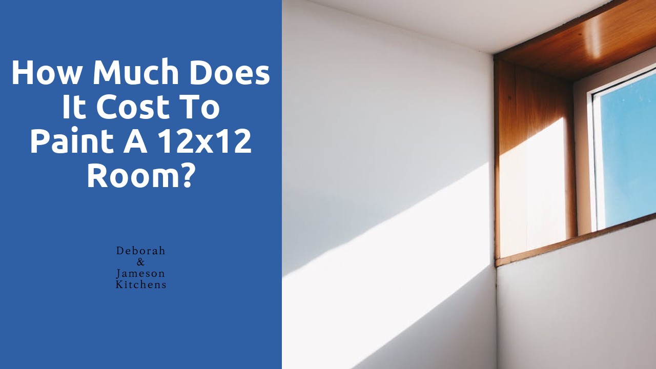 How much does it cost to paint a 12x12 room?